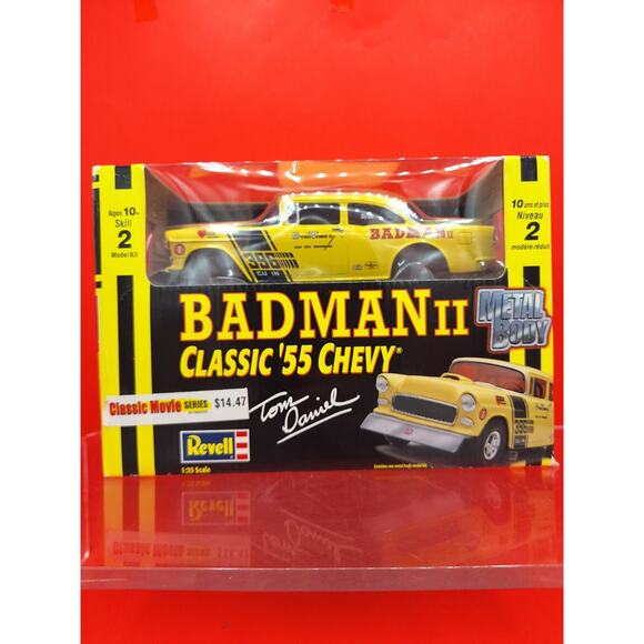 REVELL BADMAN II CLASSIC '55 CHEVY FULLY DETAILED METAL BODY SKILL LEVEL 2 - Picture 1 of 10